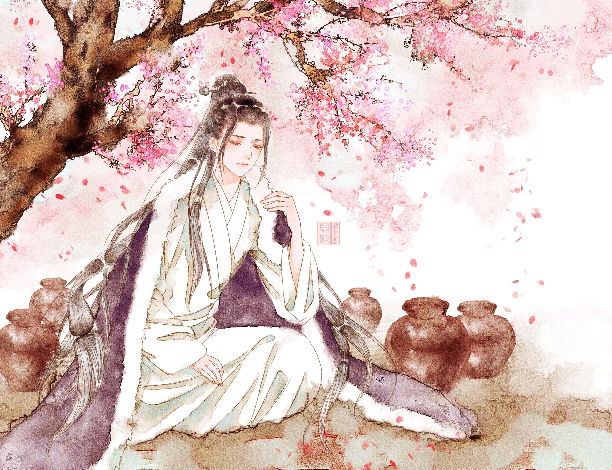 桃花酿_柒泩-站酷ZCOOL